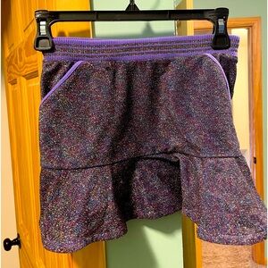 Purple sparkly Cat and Jack girls 6/6x skirt